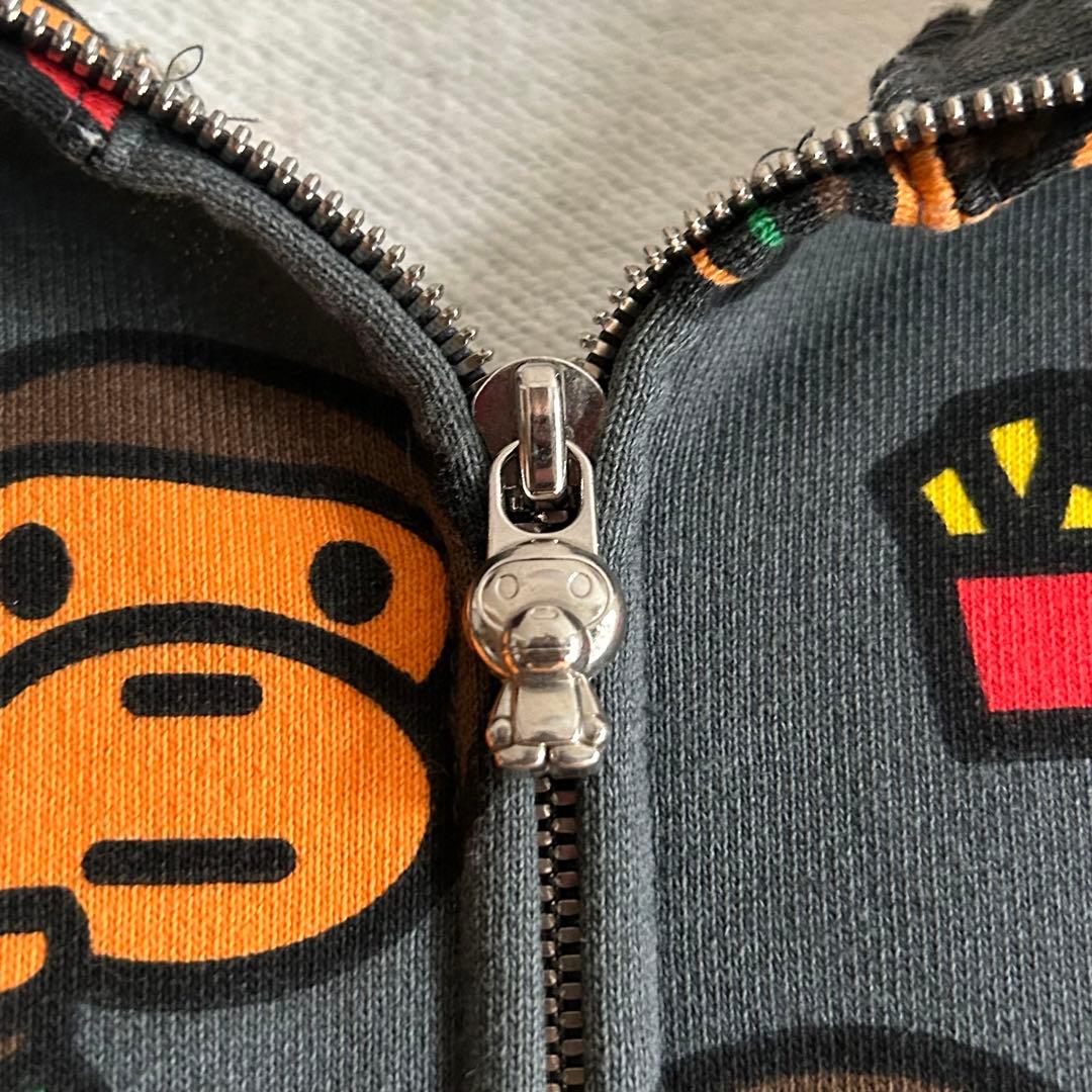 A BATHING APE エイプ フルジップ パーカー マイロ ジャンクフード