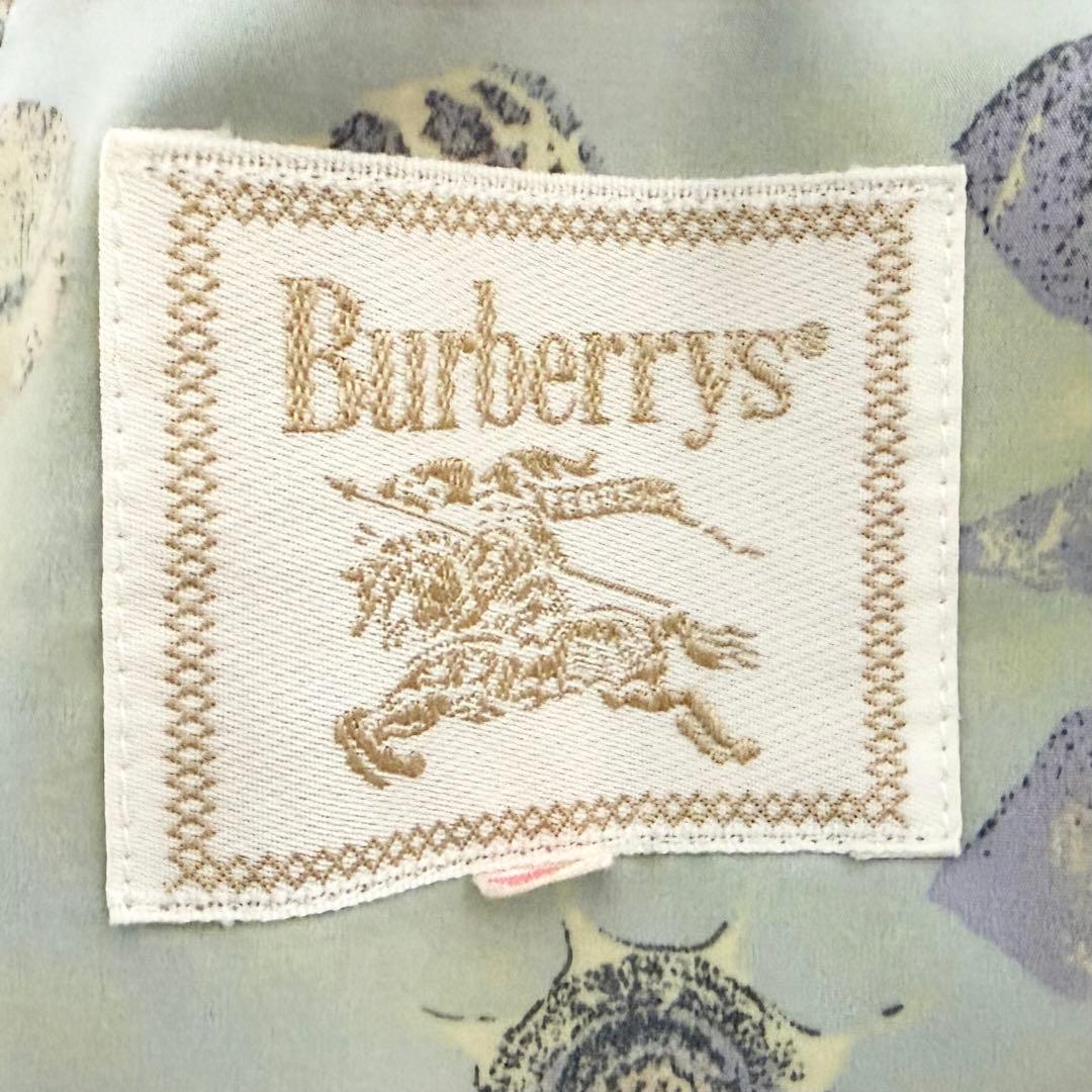 80’s Burberrys シャツブルゾン 貝殻 地図 レア