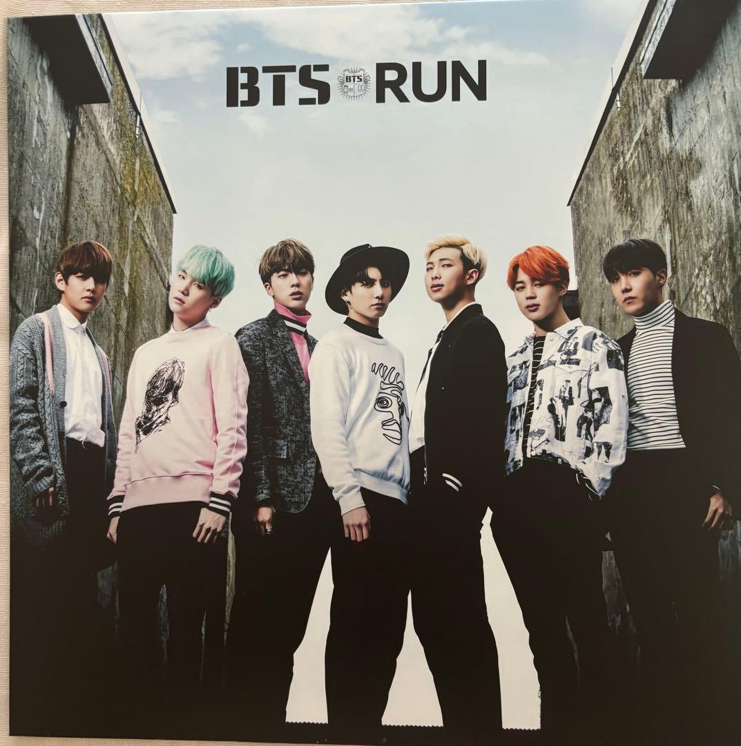 \"BTS\" RUN LP版サイズCD 【同５枚セット】