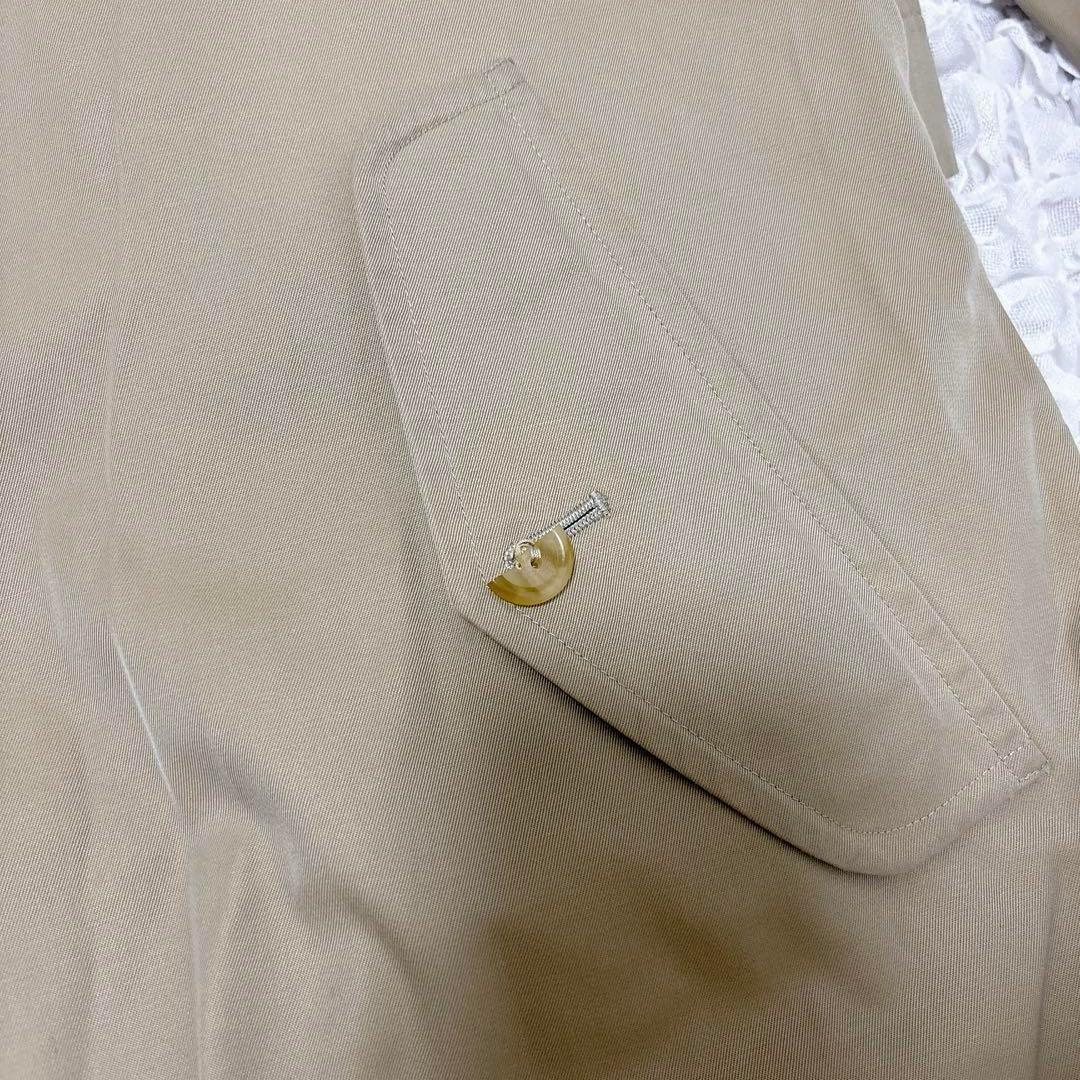 バーバリー　ステンカラーコート　トレンチコート　ノバチェック　ライナー付き　M