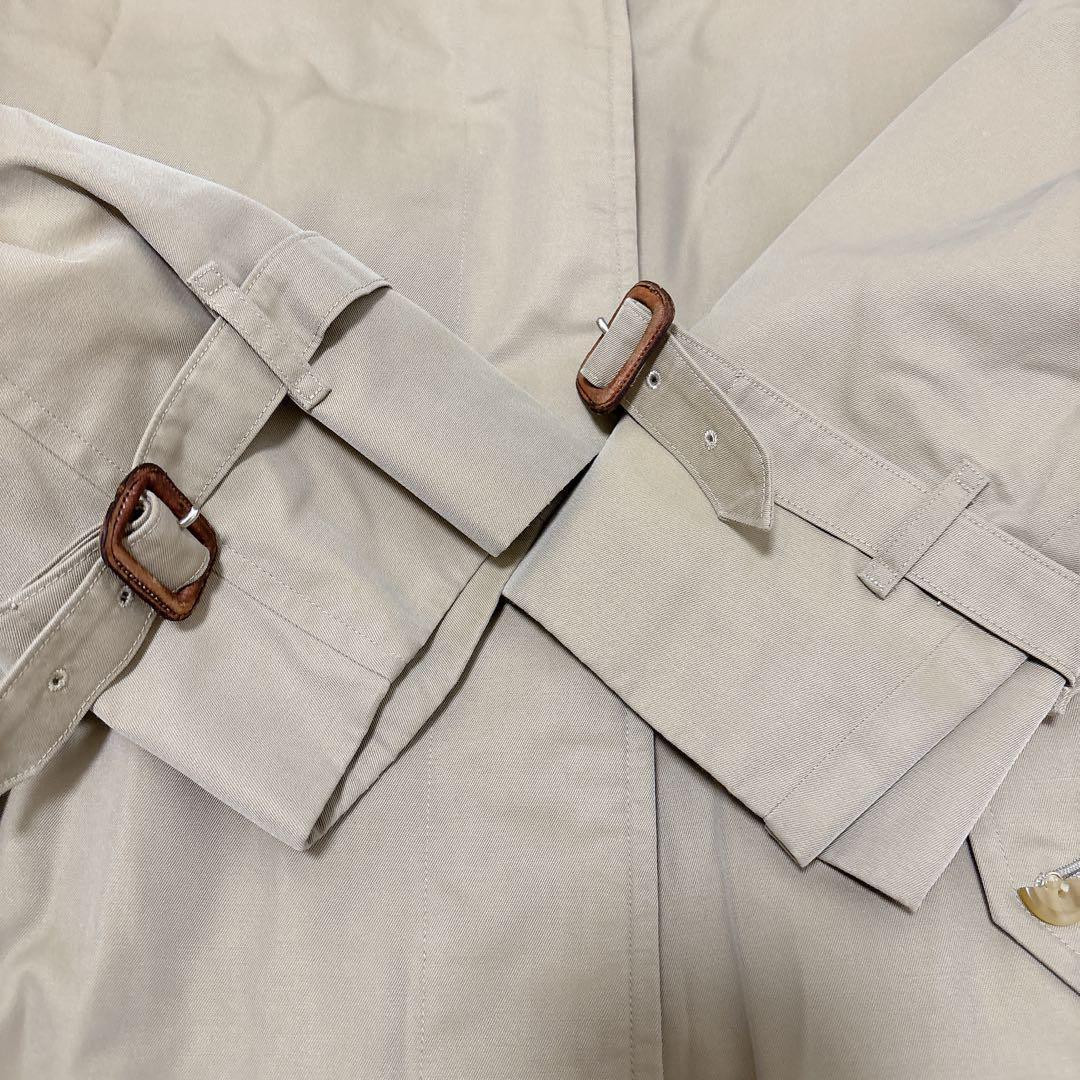 バーバリー　ステンカラーコート　トレンチコート　ノバチェック　ライナー付き　M