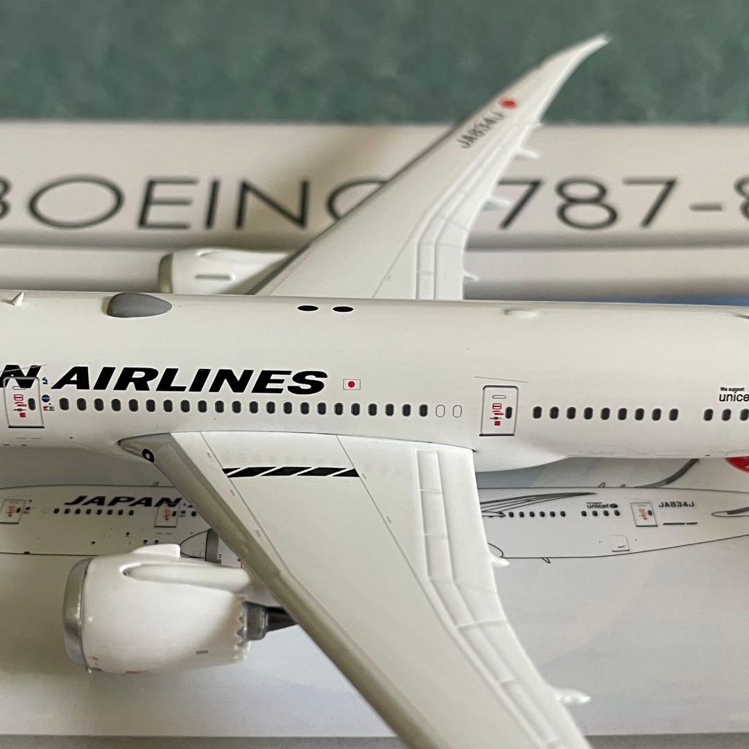 JAL 日本航空 787-8 JA834J ph 1:400