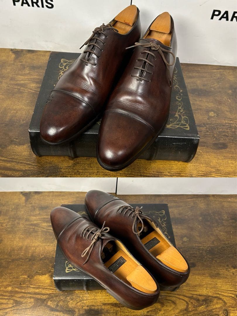希少　Berluti キモノ オックスフォード　レザーシューズ　7.5