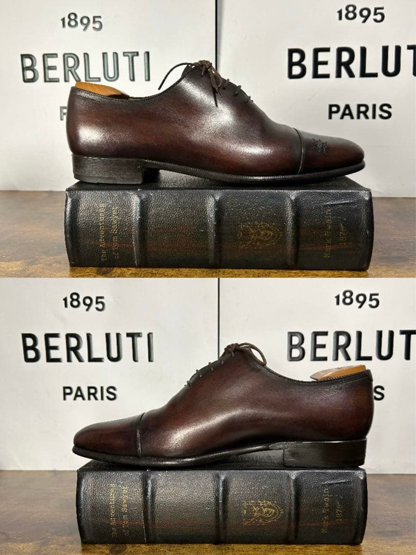 希少　Berluti キモノ オックスフォード　レザーシューズ　7.5