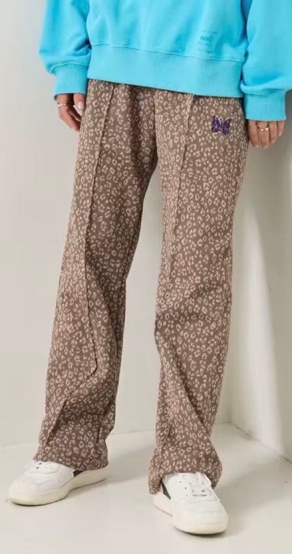 ニードルス　トラックパンツ　レオパード柄