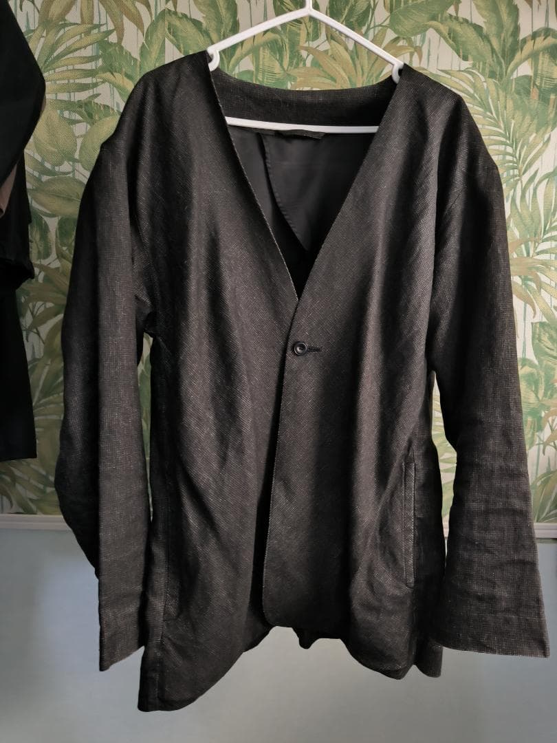 麻墨のジャケット M 墨黒 中川政七商店