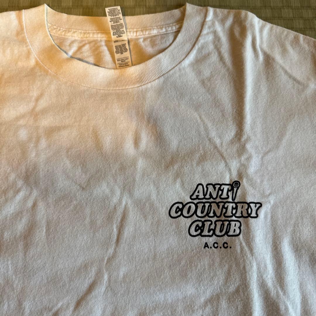 ANTI COUNTRY CLUB 長袖Tシャツ ホワイト