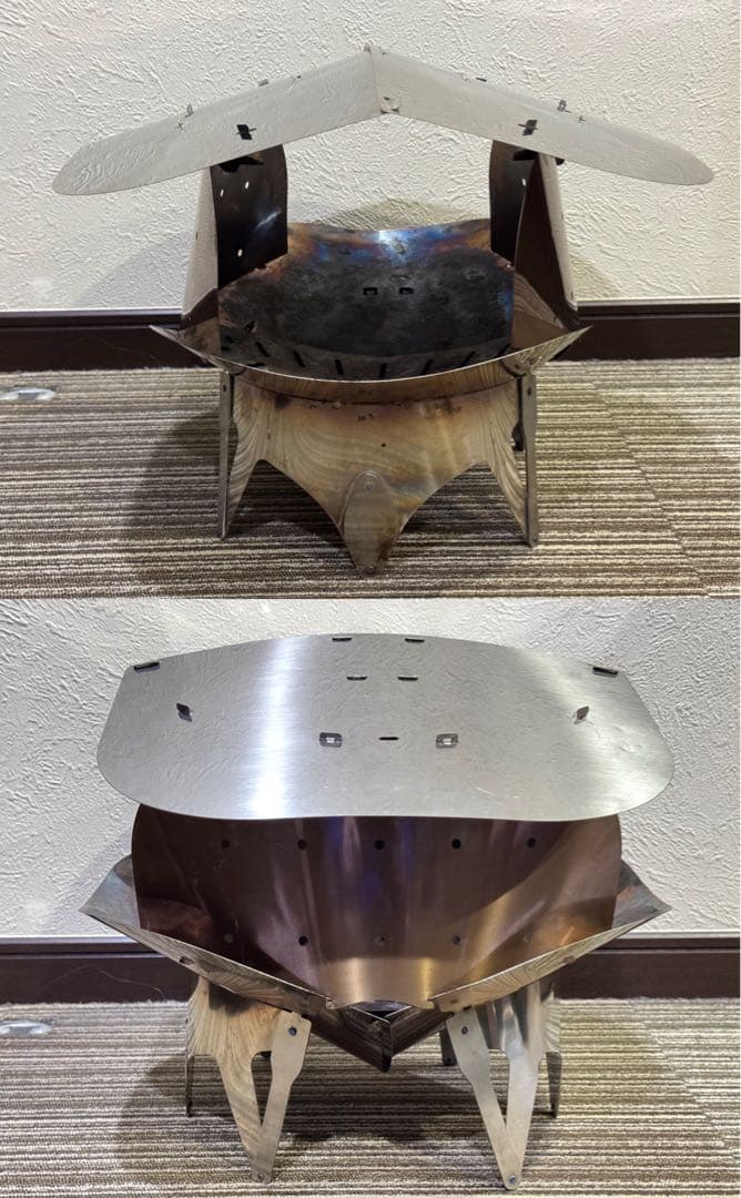 地球とASOBU 焚き火台 IRORI-211 火箸 五徳 架台兼オーブンセット