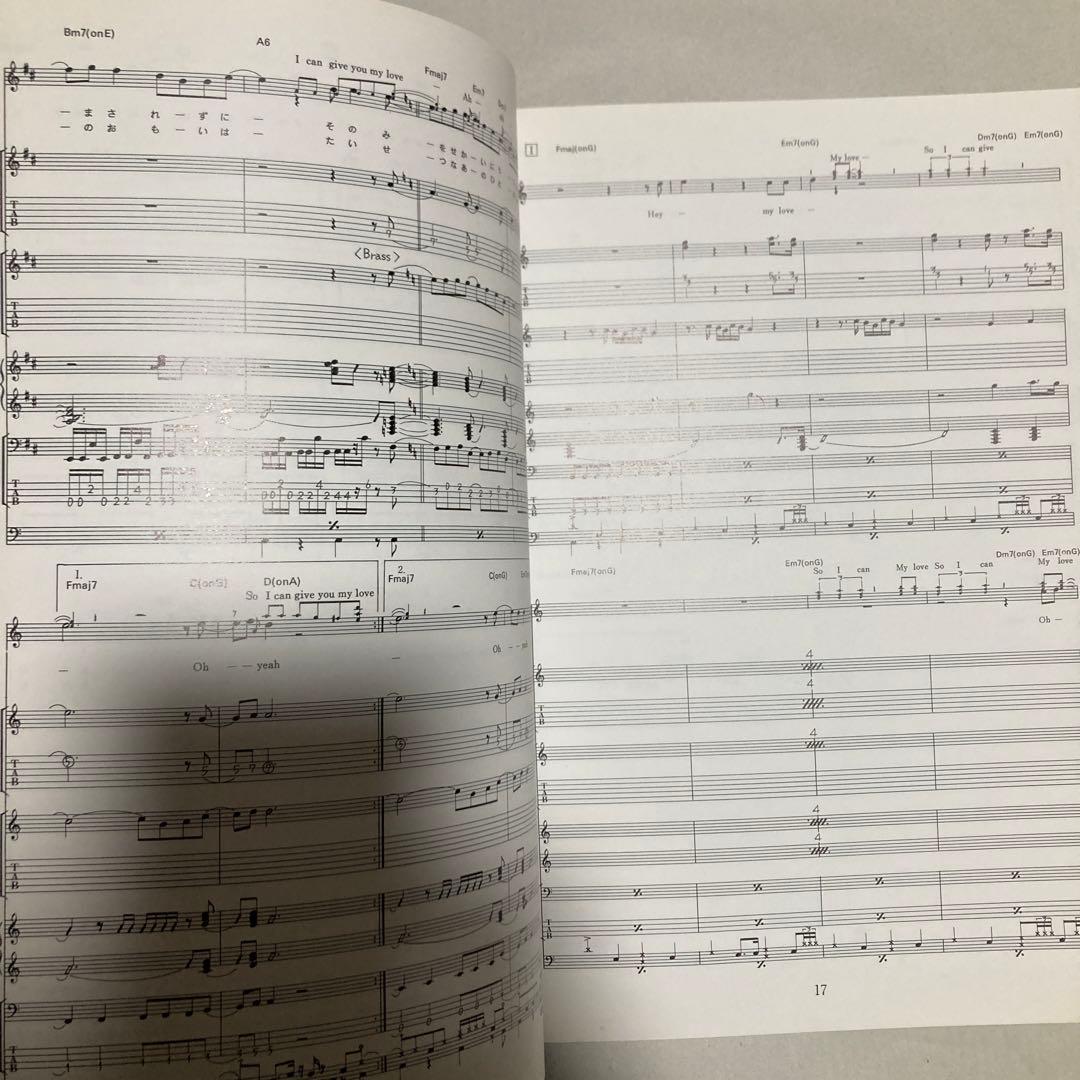 スコア　角松敏生/ビフォーザデイライト　楽譜　匿名配送