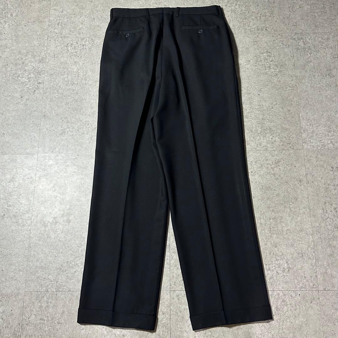 美品 90s EMPORIO ARMANI ウール セットアップ 黒 50