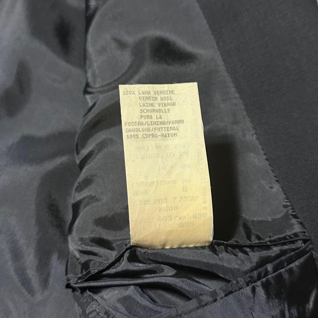 美品 90s EMPORIO ARMANI ウール セットアップ 黒 50