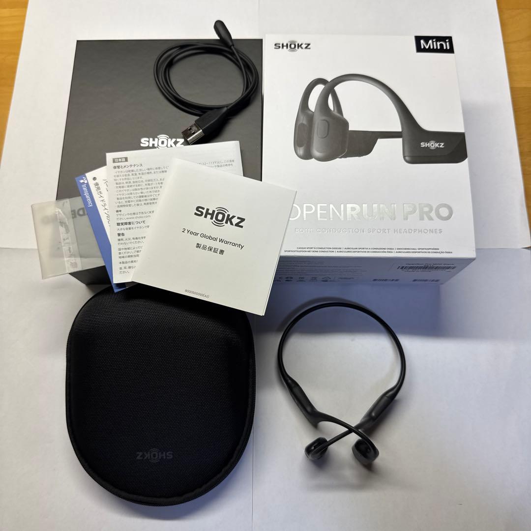 SHOKZ Open Run Pro Mini 美品 箱付き