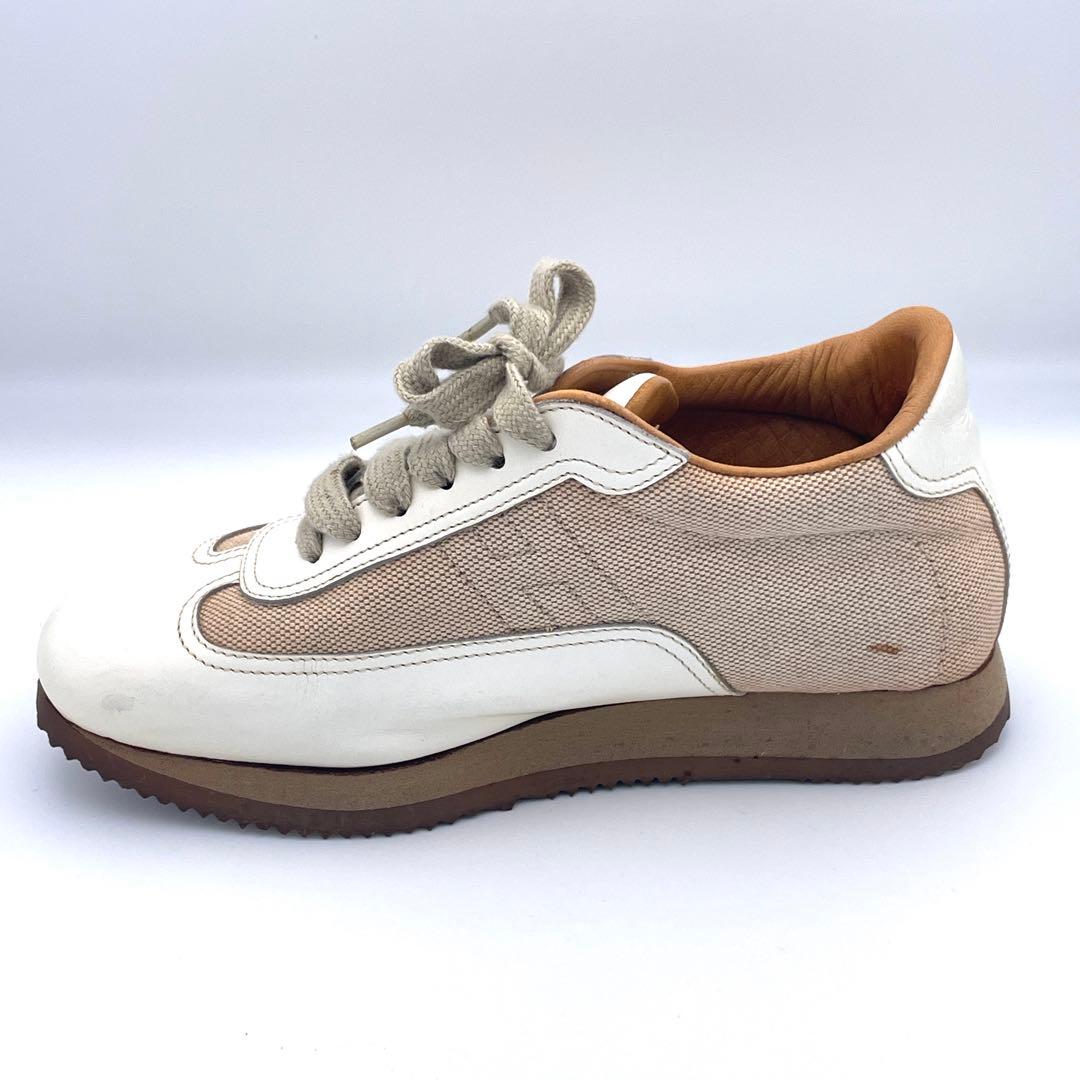 希少✨HERMES エルメス【23.5】クイック レザー Hロゴ 高級感✨定番