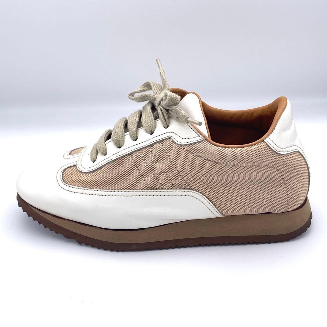 希少✨HERMES エルメス【23.5】クイック レザー Hロゴ 高級感✨定番