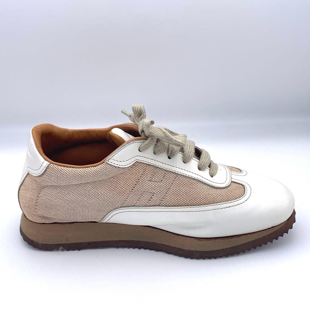 希少✨HERMES エルメス【23.5】クイック レザー Hロゴ 高級感✨定番