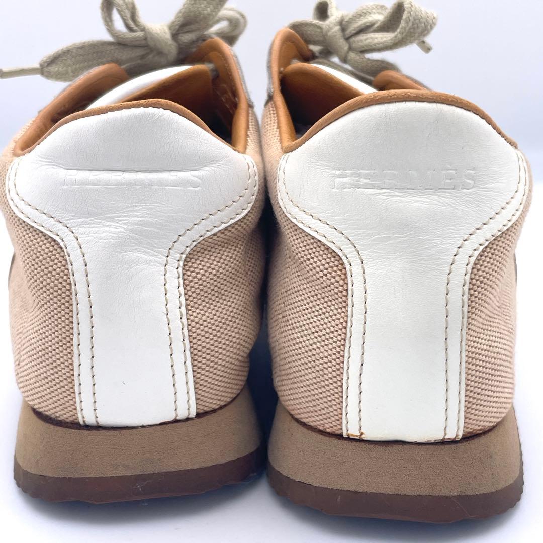 希少✨HERMES エルメス【23.5】クイック レザー Hロゴ 高級感✨定番