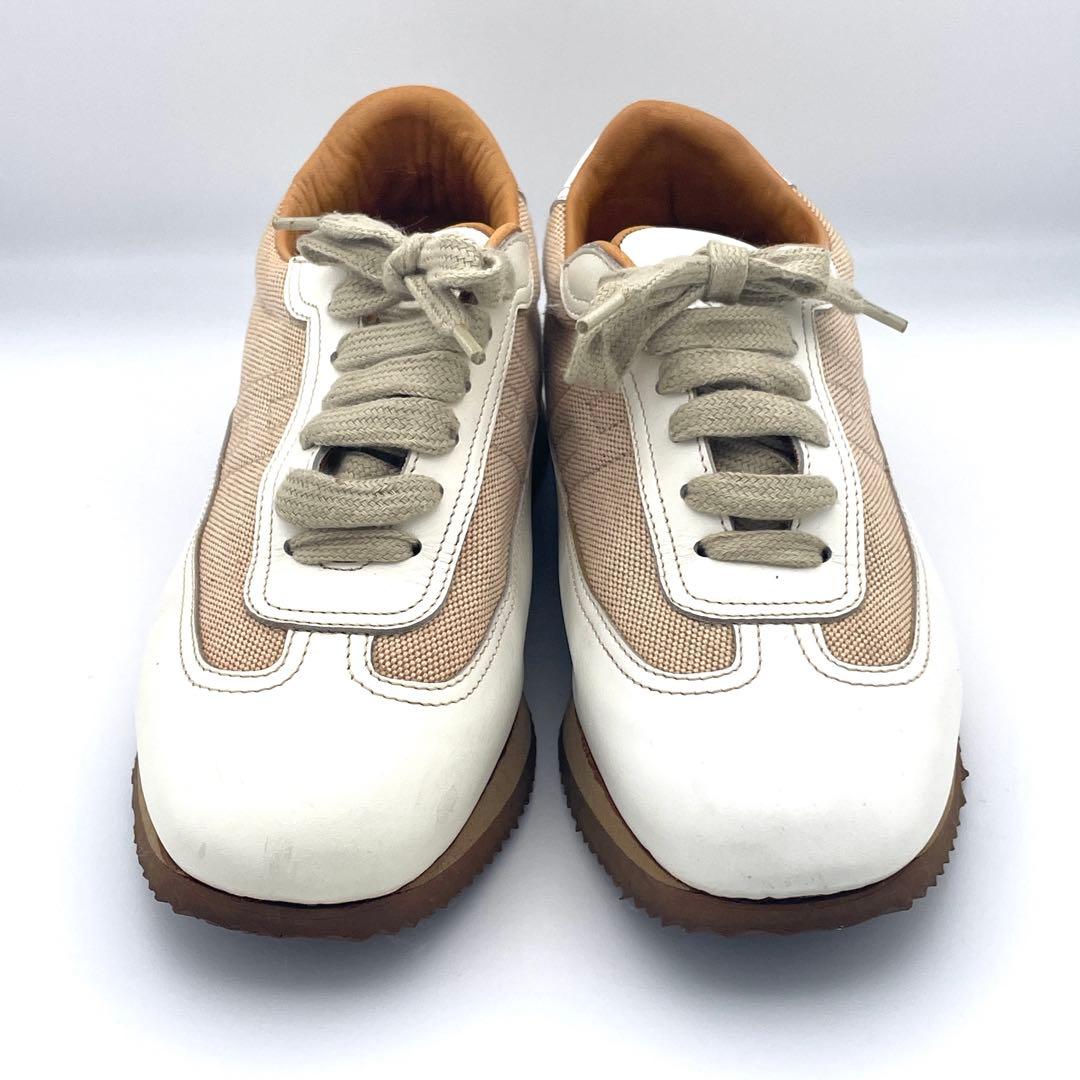 希少✨HERMES エルメス【23.5】クイック レザー Hロゴ 高級感✨定番