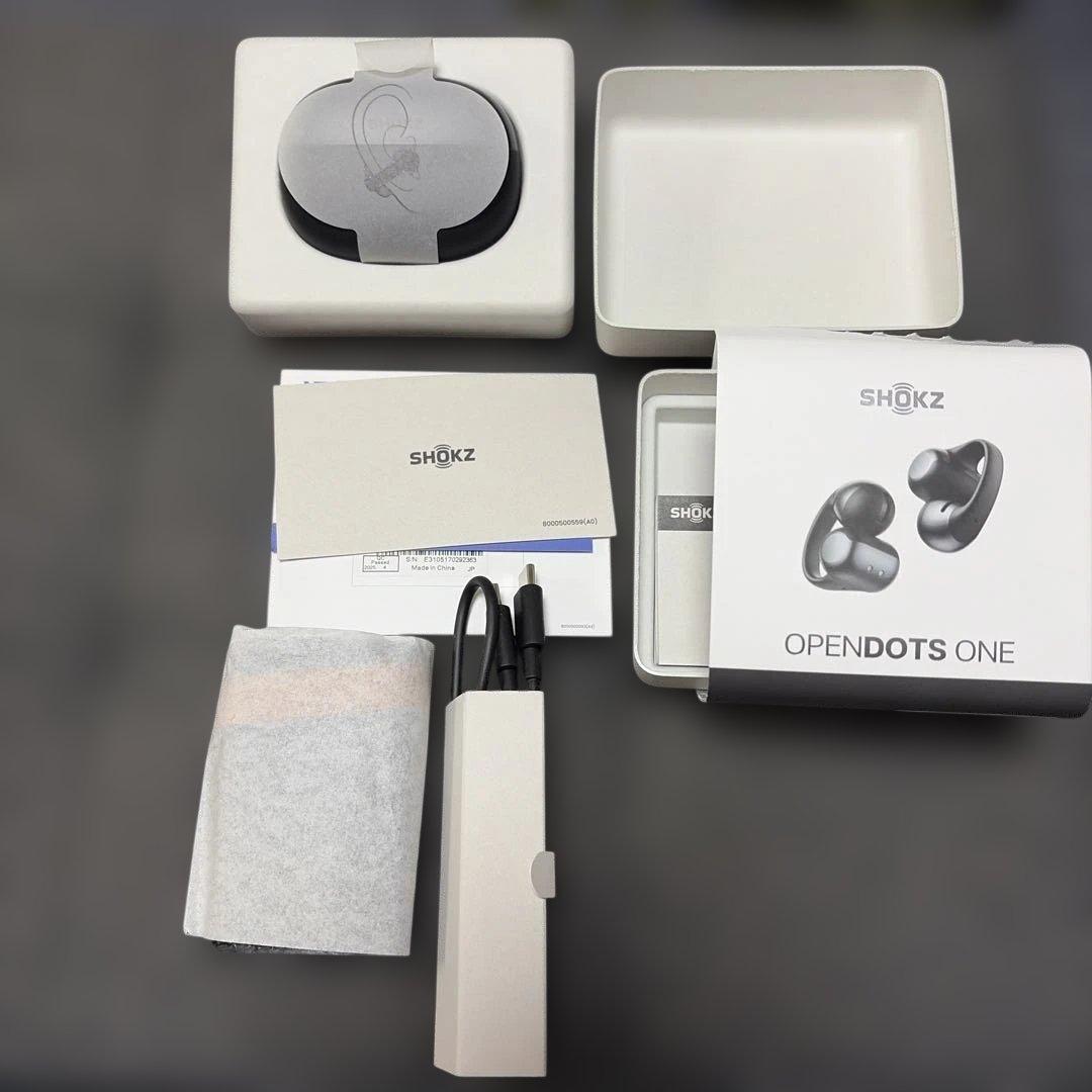 SHOKZ OPEN DOTS ONE イヤーカフ　ブラック