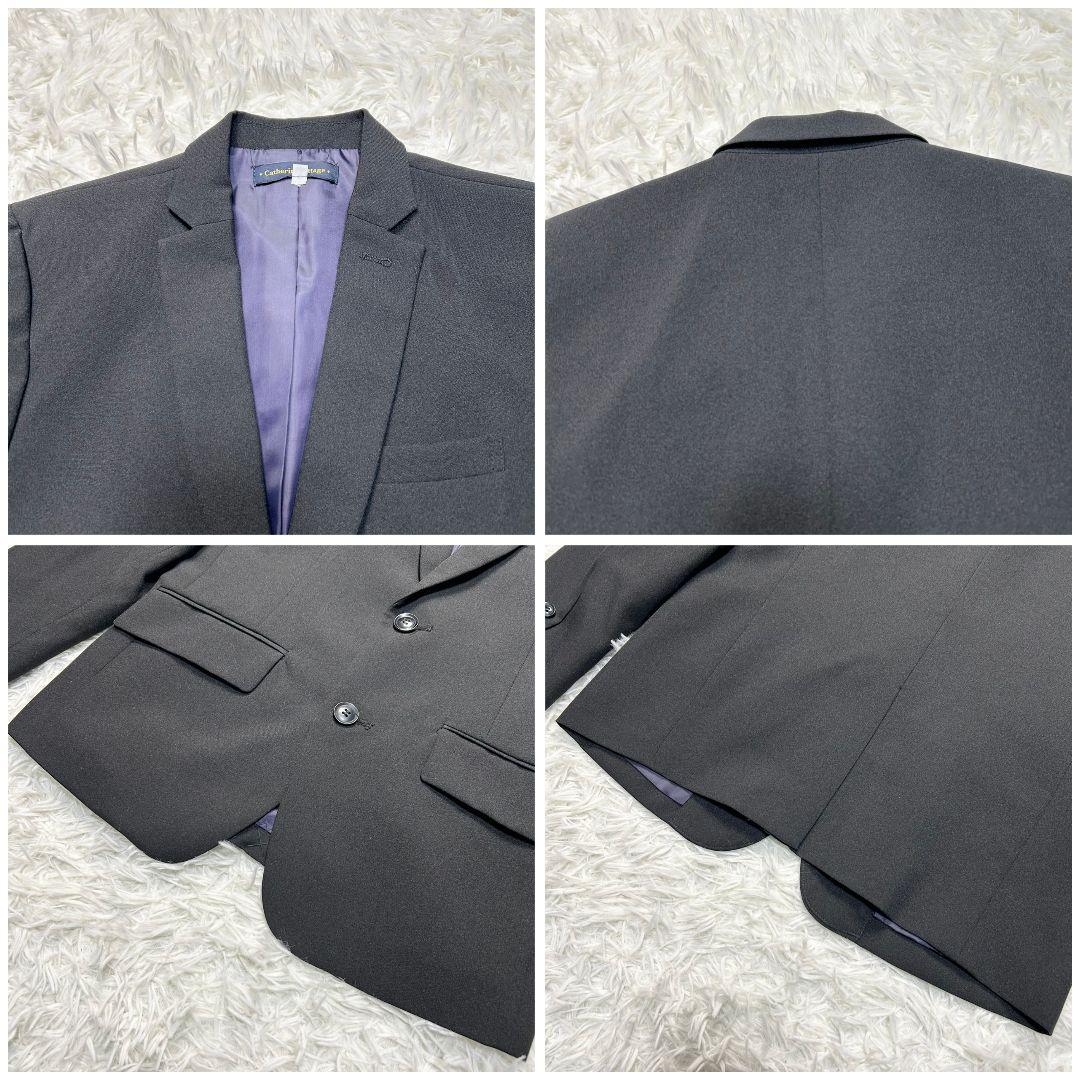 【美品】キャサリンコテージ フォーマル スーツ キッズ 150 卒服 ブラック