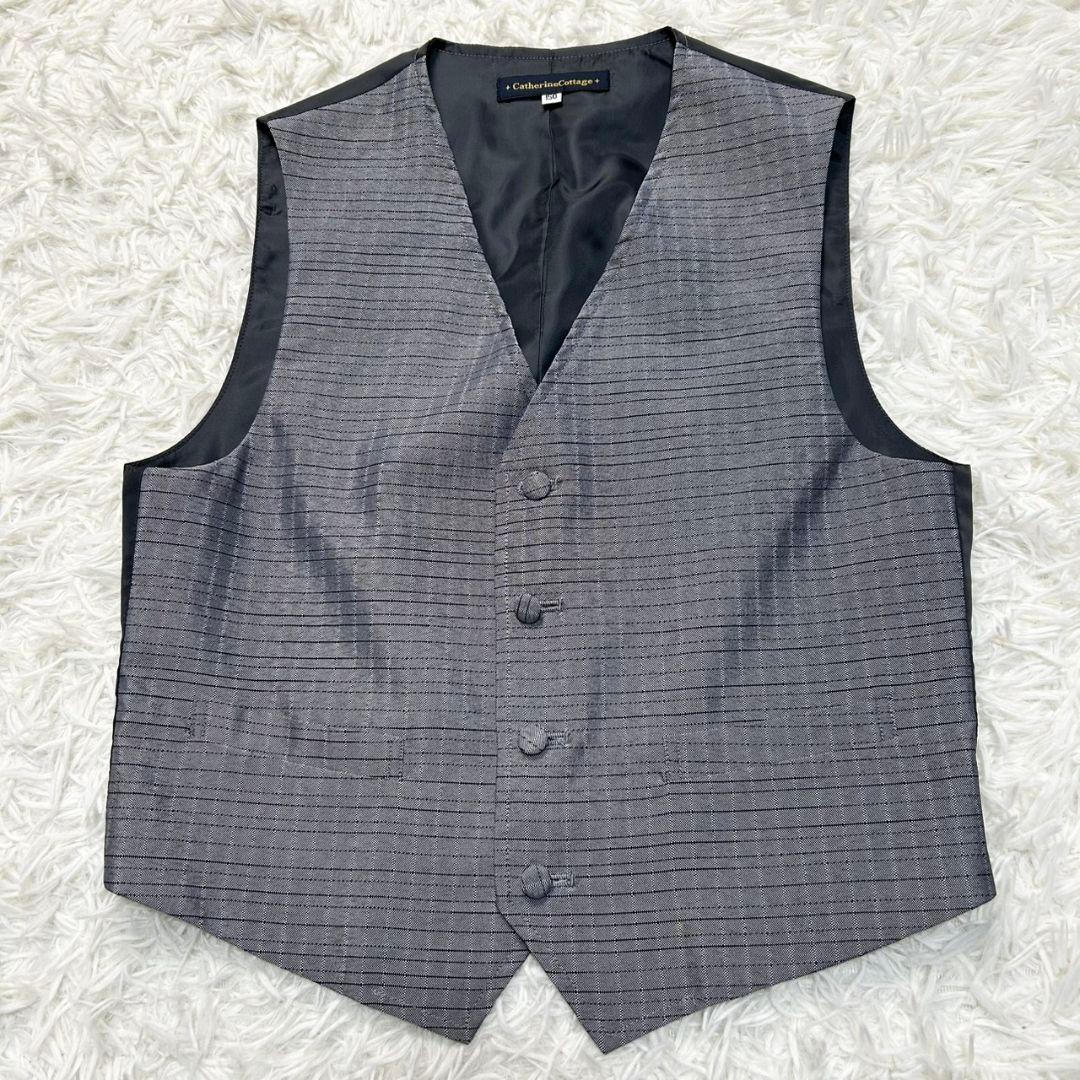 【美品】キャサリンコテージ フォーマル スーツ キッズ 150 卒服 ブラック