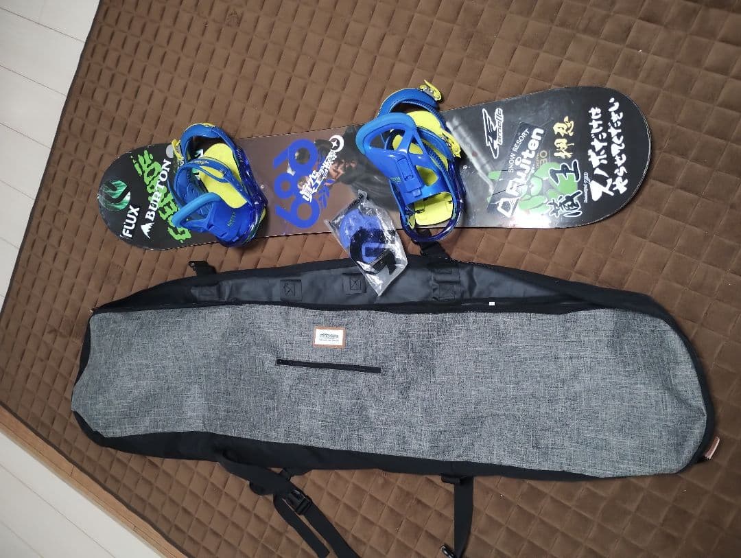 BURTON スノーボードセット ケース付 130cm ジュニア用 スノボ