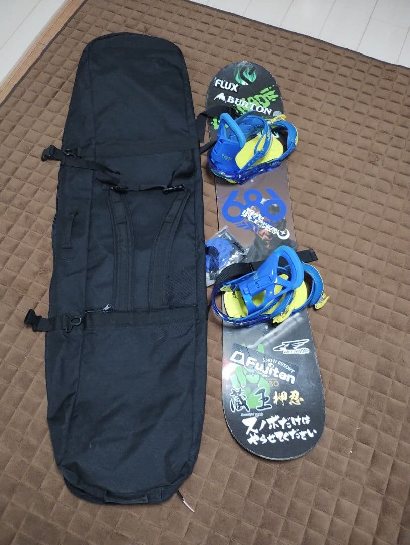 BURTON スノーボードセット ケース付 130cm ジュニア用 スノボ