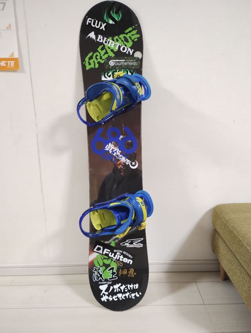 BURTON スノーボードセット ケース付 130cm ジュニア用 スノボ