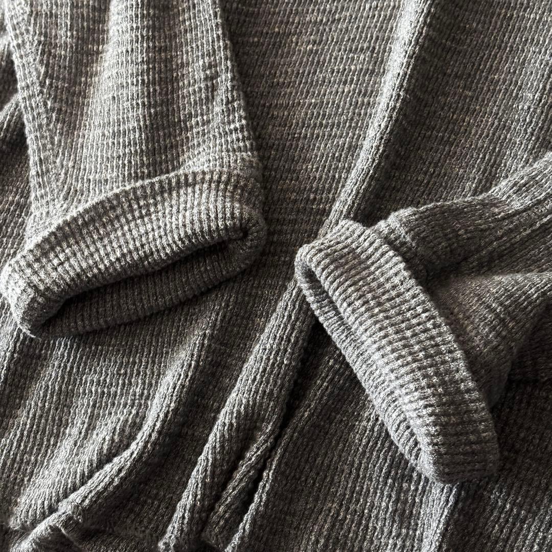 美品 2,3万 RRL クルーネック長袖ワッフル XXL グレー ラグラン