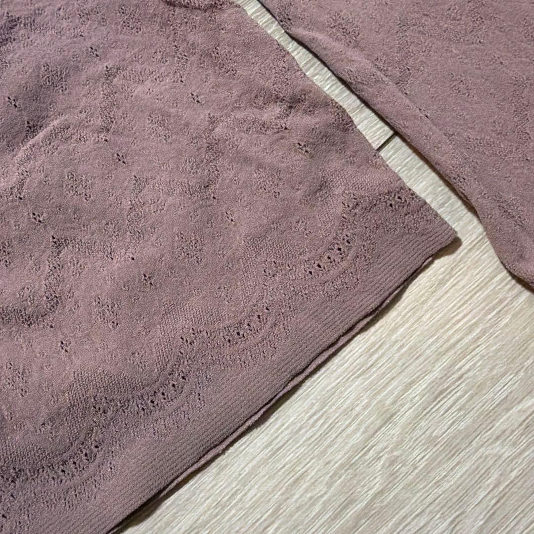 美品　チャコット　ノーソーイングニット　ブラウン