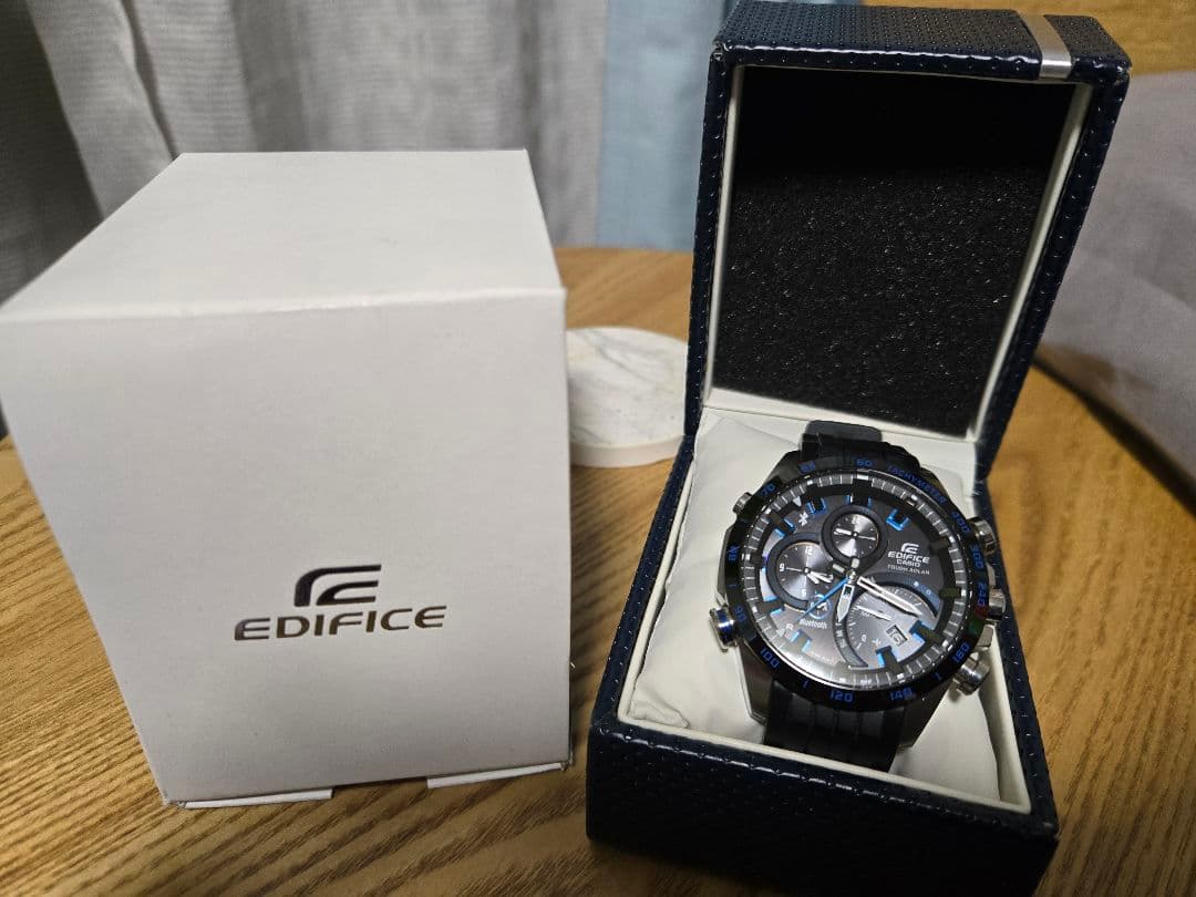 お*軒様 【箱説付・動作OK】CASIO EDIFICE EQB-501XBR-