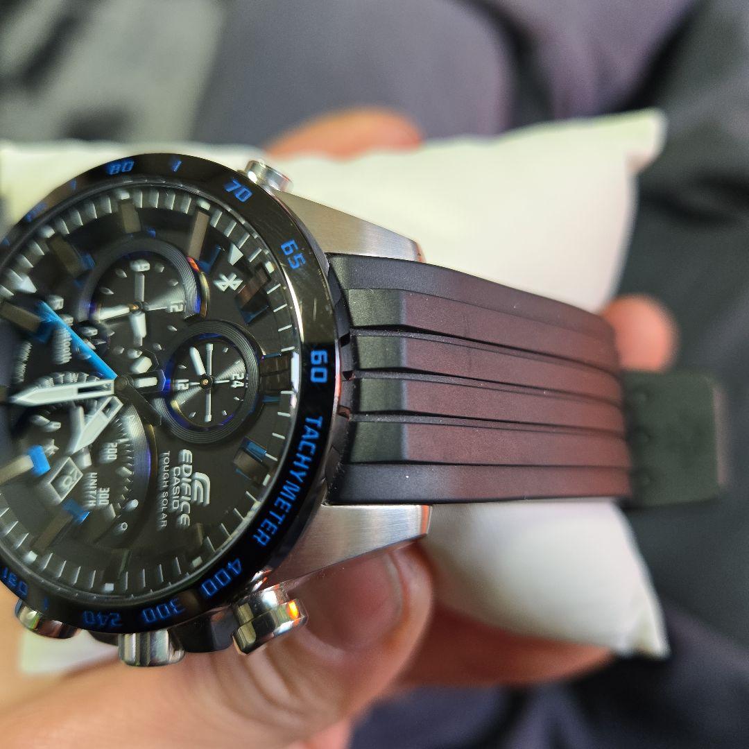 お*軒様 【箱説付・動作OK】CASIO EDIFICE EQB-501XBR-