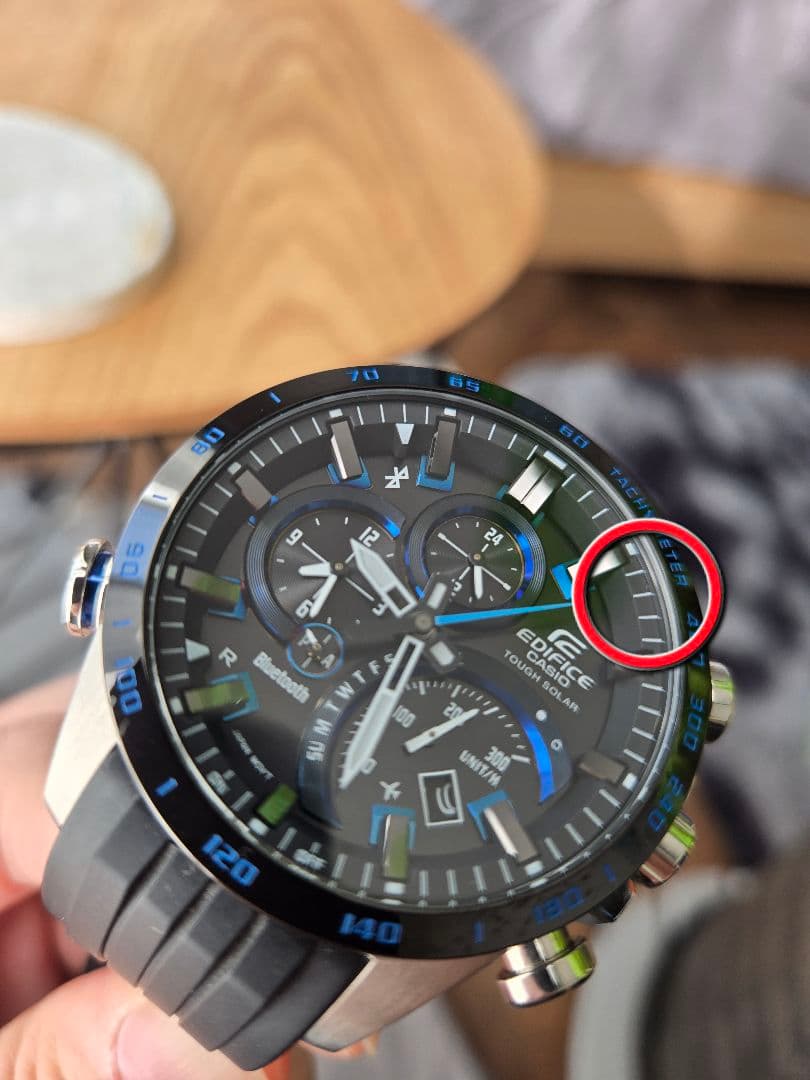 お*軒様 【箱説付・動作OK】CASIO EDIFICE EQB-501XBR-