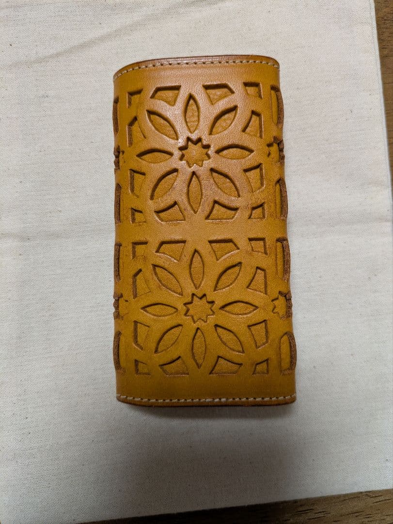 【未使用】genten カットワーク キーケース