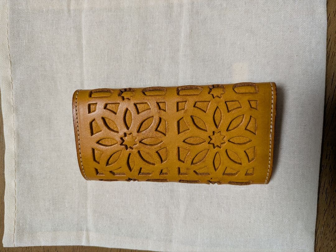 【未使用】genten カットワーク キーケース