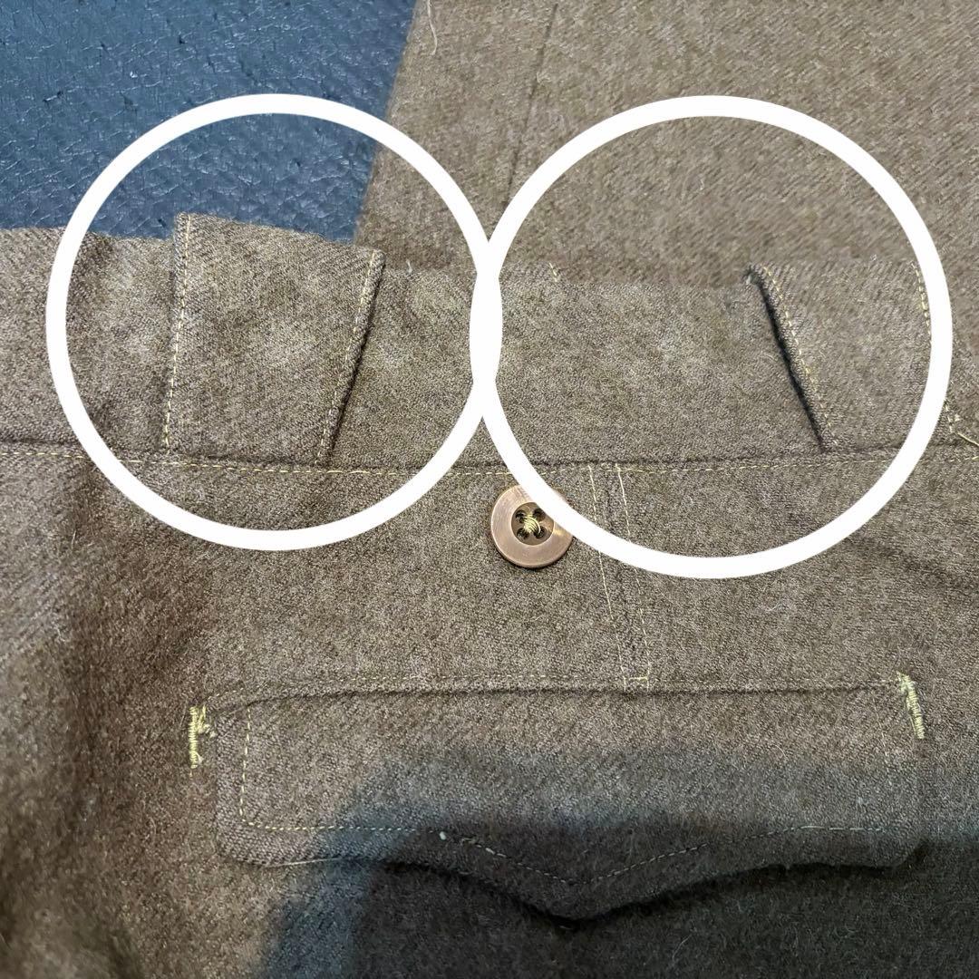 y*ネ様 50's フランス軍 ビンテージ ウールパンツ フレンチアーミー