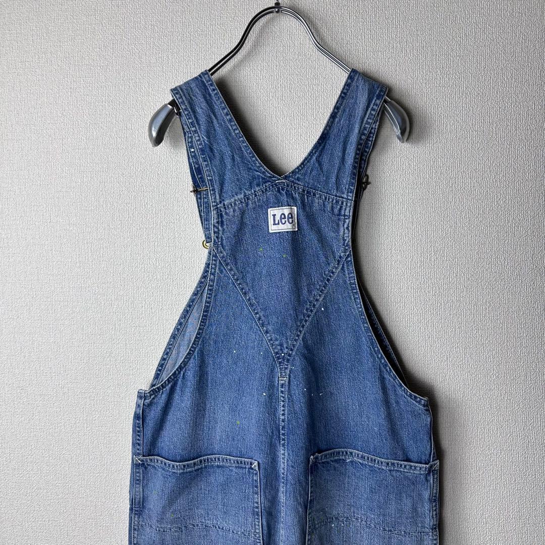 Lee リペイント　デニム　オーバーオール　ヴィンテージ