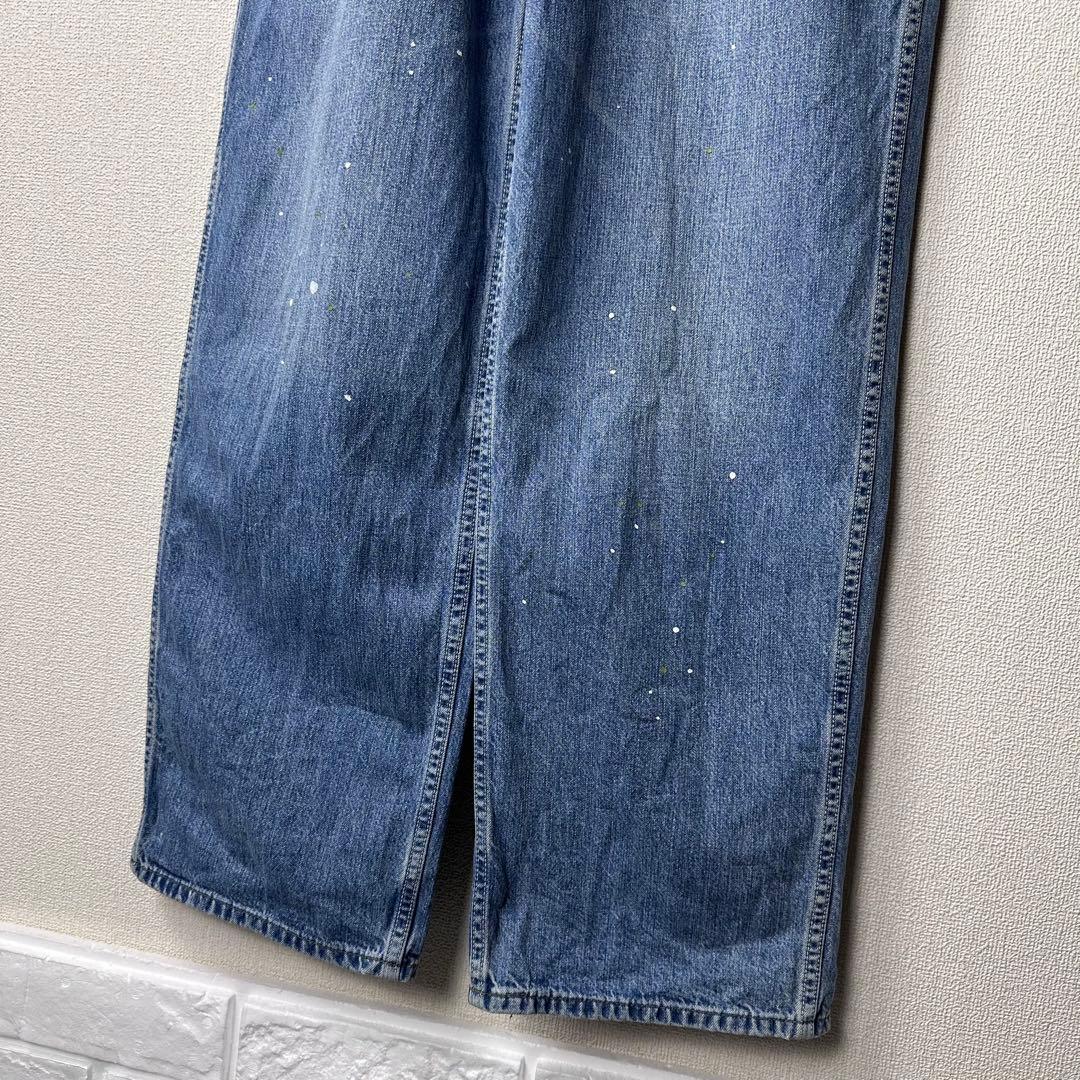 Lee リペイント　デニム　オーバーオール　ヴィンテージ