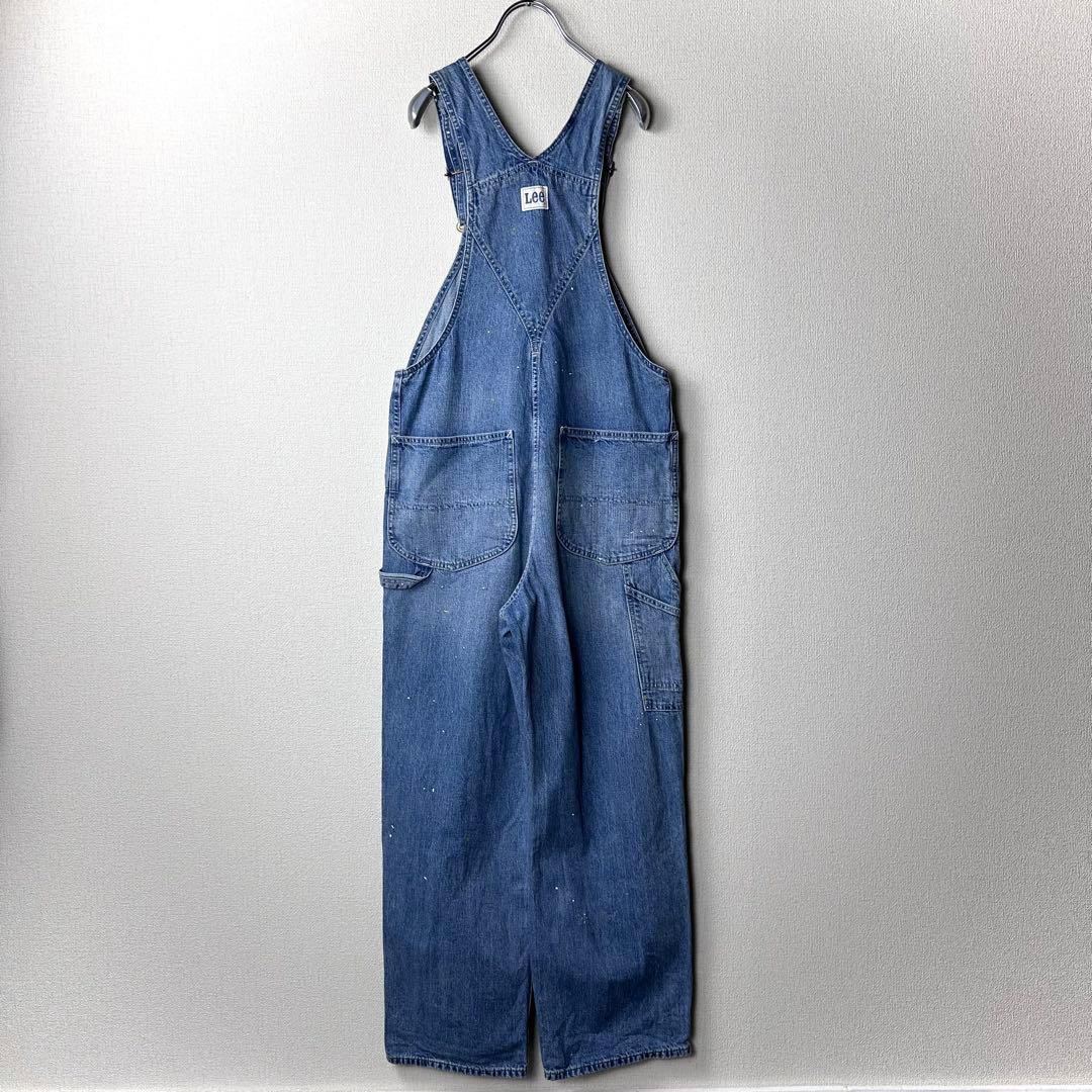 Lee リペイント　デニム　オーバーオール　ヴィンテージ