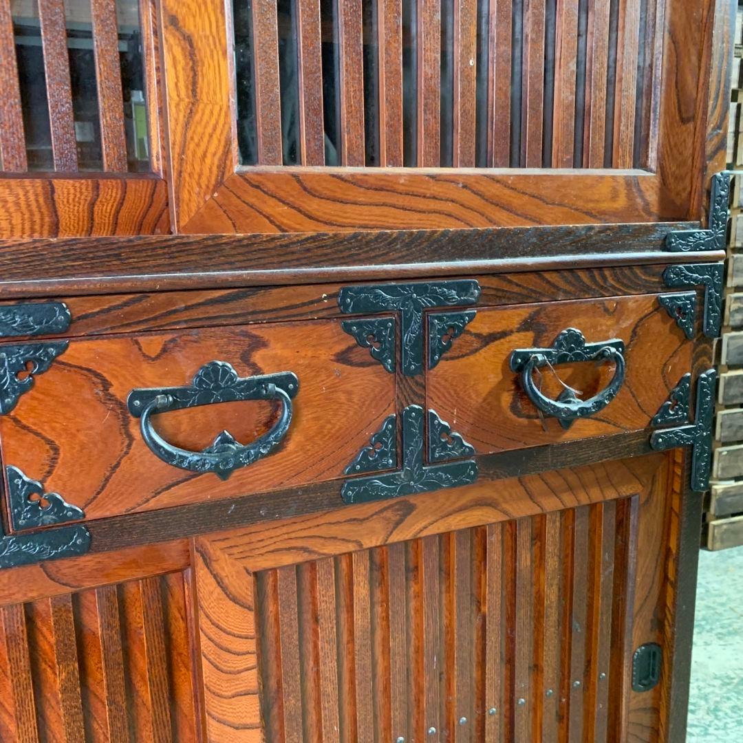 I197\" 岩谷堂タンス 民芸家具 伝統工芸品 鉄金具 昭和レトロ