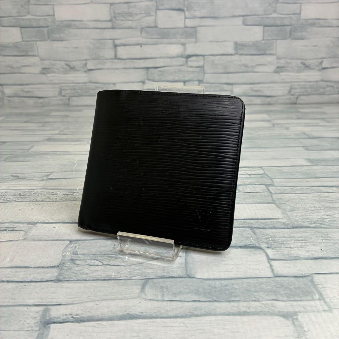 美品　60 LOUIS VUITTON ルイヴィトン　エピ　二つ折り財布