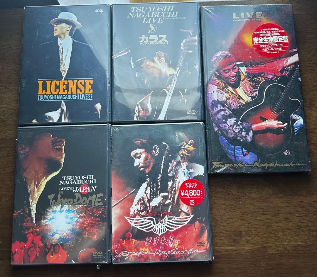 長渕剛　DVD 未開封　５枚セット