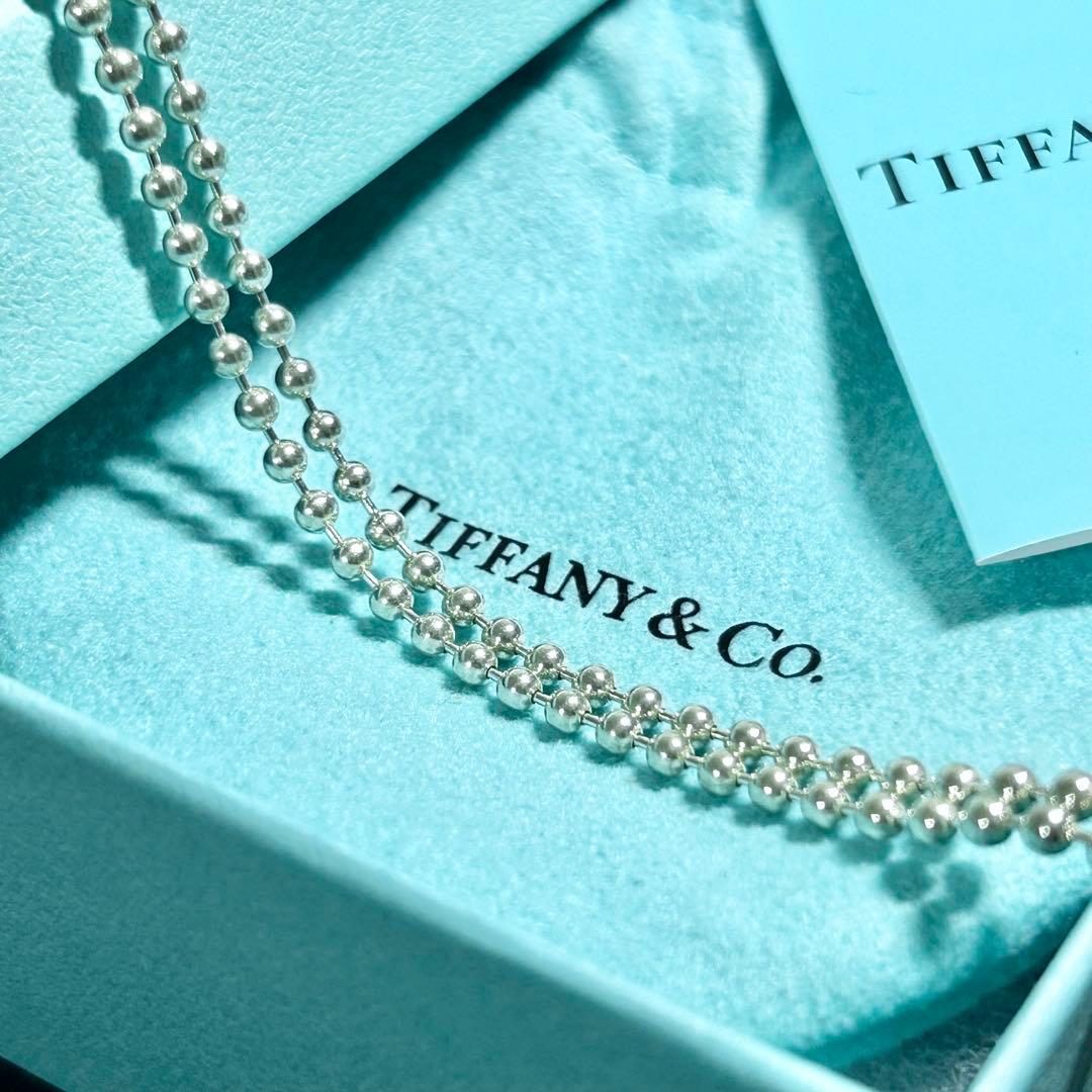 ティファニー　ロング　ボールチェーン　ネックレス　ペンダント　Tiffany