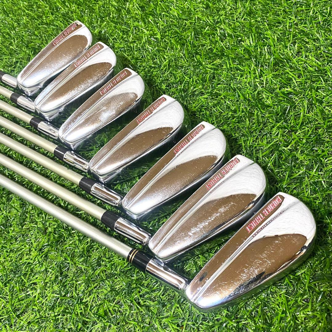 サソー BURNER THRUST アイアン 7本 右 R ゴルフクラブ