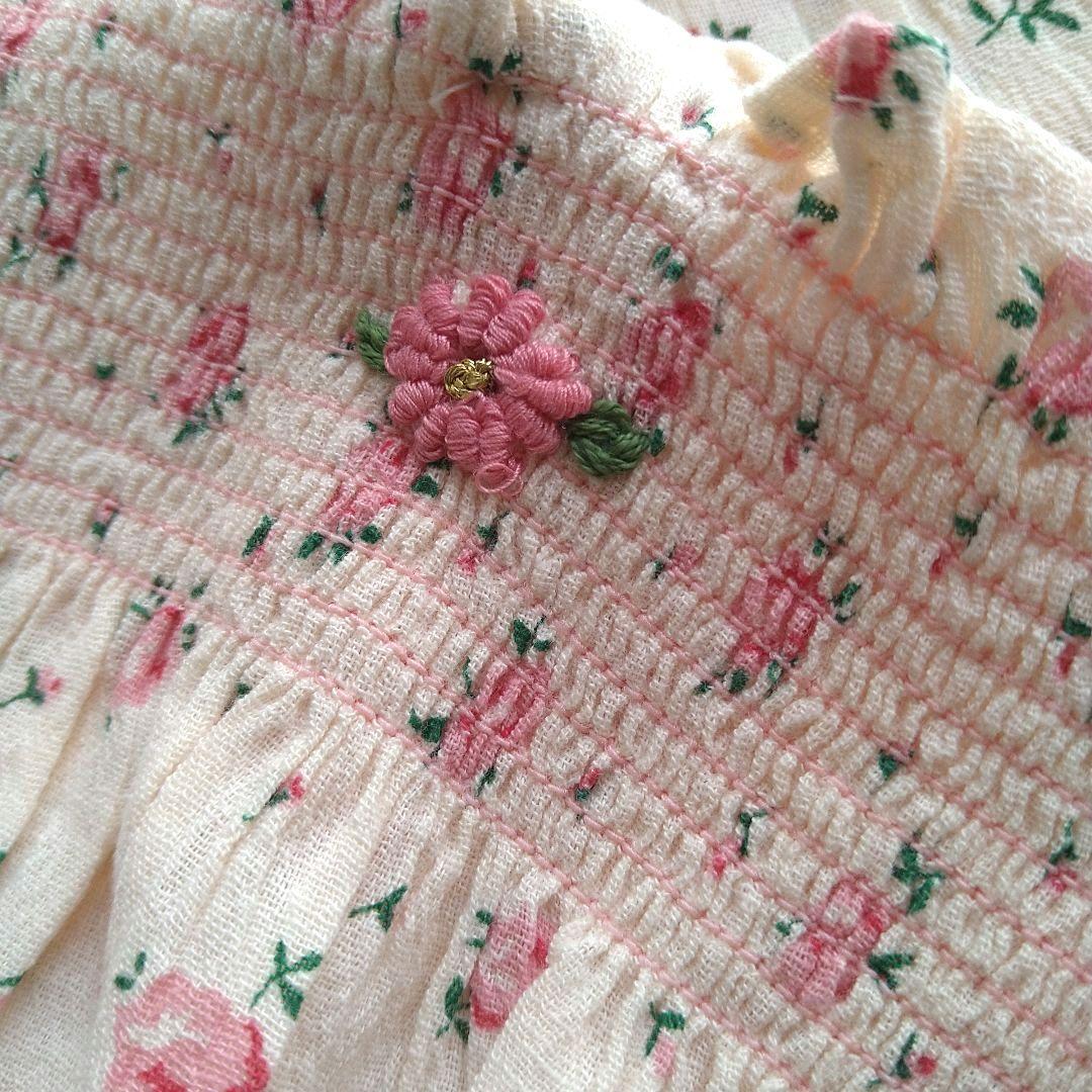 新品♡ bonjour skirt dress ＆scarf 8Y♡