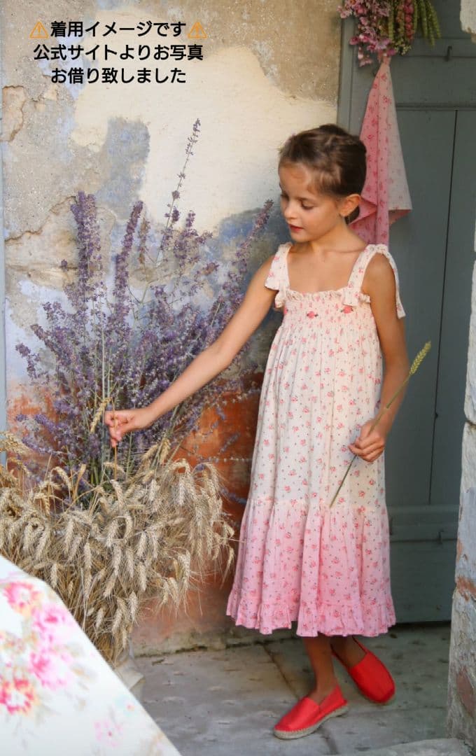 新品♡ bonjour skirt dress ＆scarf 8Y♡