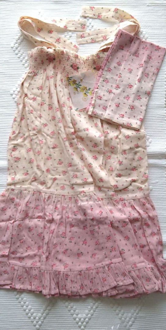 新品♡ bonjour skirt dress ＆scarf 8Y♡