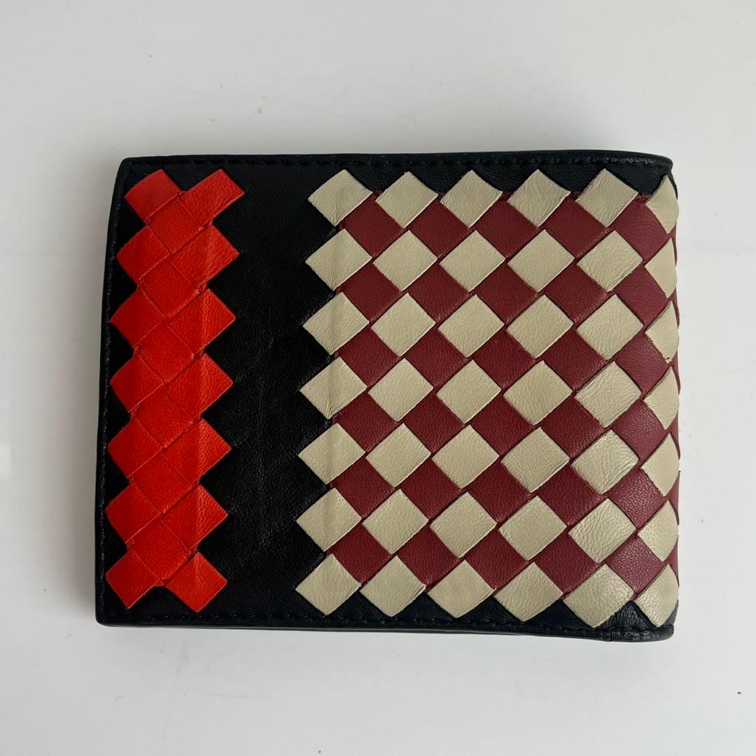 ✨極美品✨　BOTTEGAVENETA イントレチャート　折り財布　メンズ