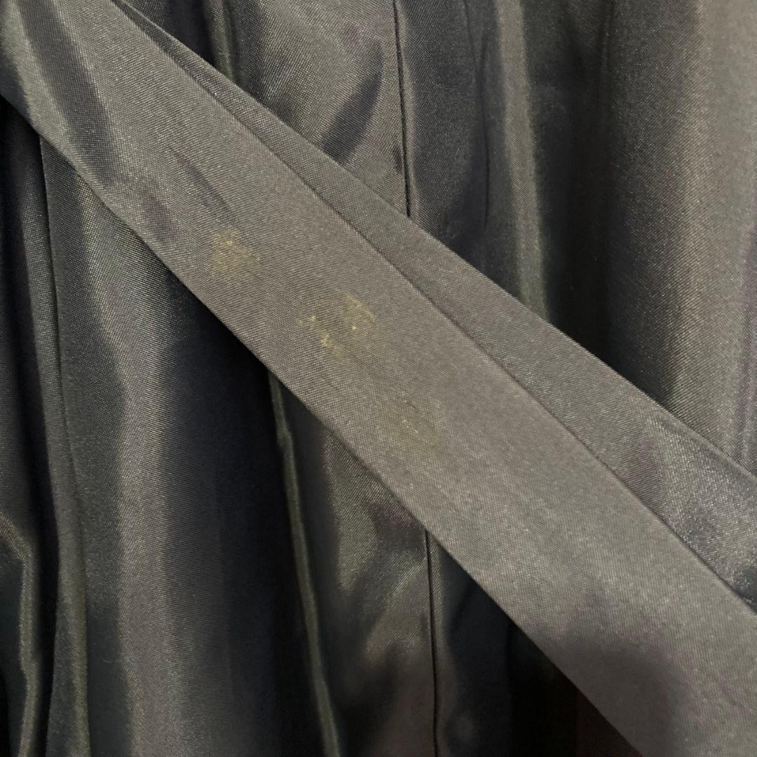 ナカムラファー リアルファー 毛皮 ロングコート フレア F ブラック系