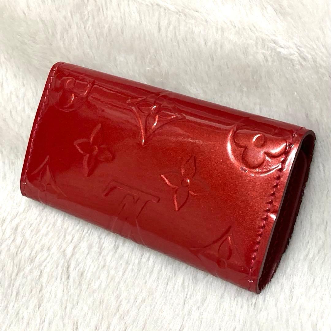 【極美品】ルイヴィトン モノグラムヴェルニ ミュルテュクレ4 ポムダムール