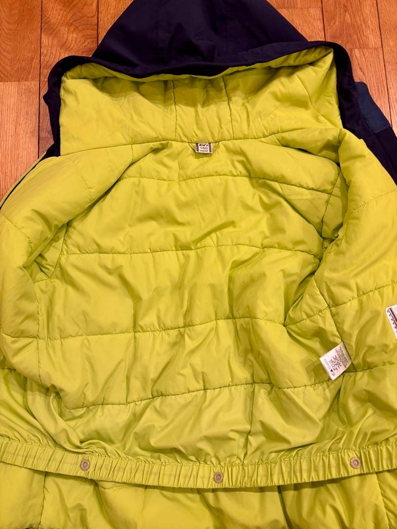 【美品】モンベル　キッズ　パウダーステップパーカ　150 スキーウェア